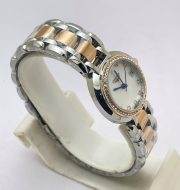 Longines Prima Luna Mother Of Pearl Dial Diamond Bezel Dual Tone Ladies Watch - Image 5