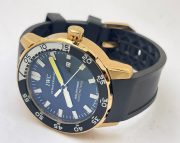 I W C Aquatimer 2000 Rose Gold Black Rubber Strap Swiss Automatic Watch - Image 6