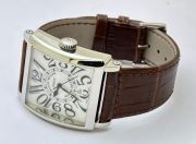 Franck Muller Square Master 2 Leather Strap Watch - Image 6