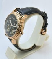 Patek Philippe Double Flying Tourbillon DAY-NIGHT Black Swiss Automatic Watch - Image 3