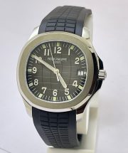 Patek Philippe Aquanaut Steel Black Rubber Strap Swiss ETA Watch