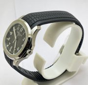 Patek Philippe Aquanaut Steel Black Rubber Strap Swiss ETA Caliber 5168G Valjoux Movement Automatic Watch - Image 4