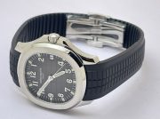 Patek Philippe Aquanaut Steel Black Rubber Strap Swiss ETA Caliber 5168G Valjoux Movement Automatic Watch - Image 6