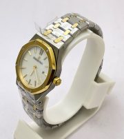 Audemars Piguet Royal Oak Mother of Pearl Dual Tone Ladies Watch - Image 4