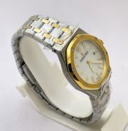 Audemars Piguet Royal Oak Mother of Pearl Dual Tone Ladies Watch - Image 5
