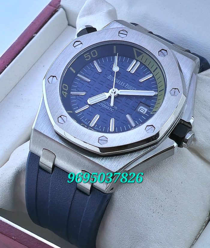 Audemars Piguet Diver Blue Rubber Strap Swiss Automatic Watch