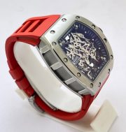 Richard Mille RM 035 Americas Edition Red Strap Swiss ETA 7750 Valjoux Movement Watch - Image 5