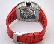 Richard Mille RM 035 Americas Edition Red Strap Swiss ETA 7750 Valjoux Movement Watch - Image 8