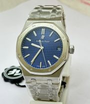 Audemars Piguet Royal Oak Steel Blue Swiss ETA Valjoux 7750 Automatic Watch - Image 3