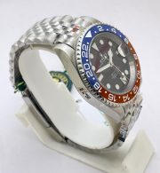 Rolex GMT Master ii Pepsi Jubilee Bracelet Swiss ETA 3285 Valjoux Movement Watch - Image 5