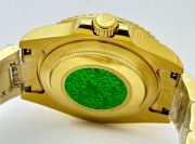 Rolex GMT Master II Golden Green Swiss ETA 3285 Valjoux Movement Watch - Image 9