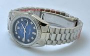 Rolex Day-Date Blue Steel Diamond Bezel 36MM Swiss ETA Automatic 2836 Valjoux Movement Watch - Image 6