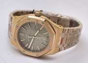 Audemars Piguet Royal Oak Rose Gold Grey Swiss Automatic Watch - Image 6
