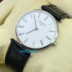 Longines La Grande Classique Ultra Slim Roman Mark Steel Leather Strap Watch