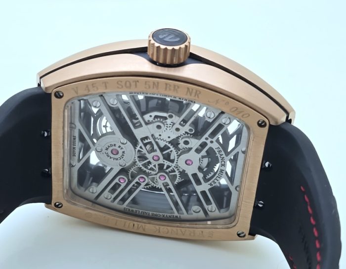 Franck Muller Vanguard 7 Day Skeleton V45-T Swiss ETA Automatic Watch - Image 9