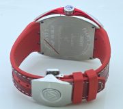 Franck Muller Vanguard Yachting Steel Red Leather Strap Swiss ETA Automatic Watch - Image 7