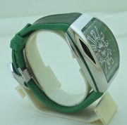 Franck Muller Vanguard Yachting Steel Green Leather Strap Swiss ETA Automatic Watch - Image 5