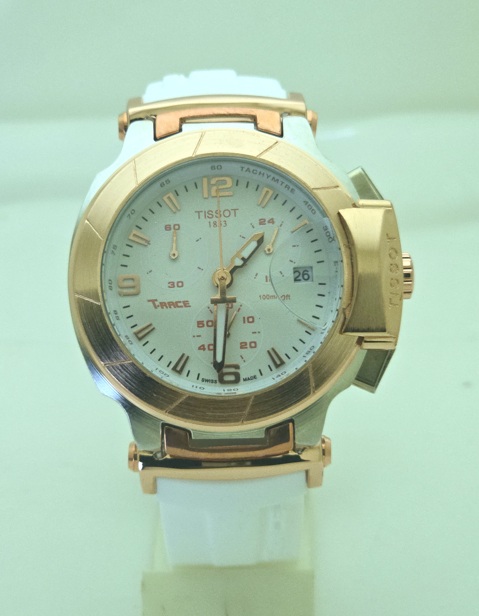 251025VBA12 Tissot T - Race Moto GP Edition White Rubber Strap Watch - Image 3