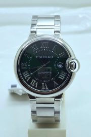 Cartier Ballon Bleu De Mens Steel Green Swiss Automatic Watch - Image 3