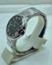 Cartier Ballon Bleu De Mens Steel Green Swiss Automatic Watch - Image 4