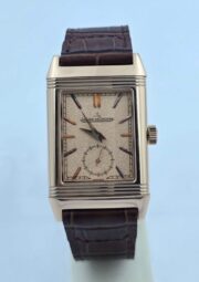 Jaeger Le Coultre Grande Reverso London Flagship Golden Watch - Image 3
