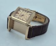 Jaeger Le Coultre Grande Reverso London Flagship Golden Watch - Image 8