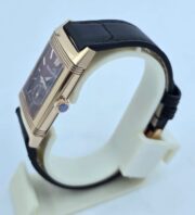 Jaeger Le Coultre Grande Reverso London Flagship Rose Gold Brown Watch - Image 4