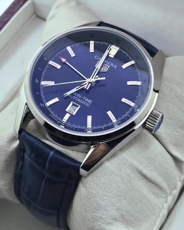 Tag Heuer Carrera Calibre 5 Twin Time GMT Blue