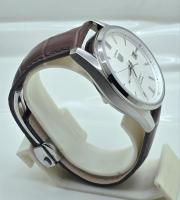 Tag Heuer Carrera Calibre 5 Date Leather Strap White Swiss Automatic Watch - Image 6