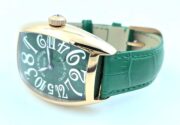 Franck Muller Crazy Hours Green Leather Strap Swiss Automatic Watch - Image 6