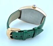 Franck Muller Crazy Hours Green Leather Strap Swiss Automatic Watch - Image 7