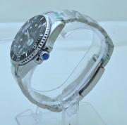 Rolex Submariner Black Dial Steel Bracelet Swiss Automatic Watch - Image 4