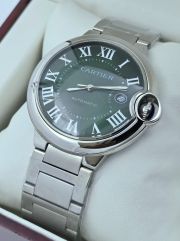 Cartier Ballon Bleu De Mens Steel Green Swiss Automatic Watch