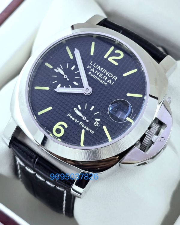 Panerai Power Reserve Leather Strap Swiss Automatic Watch