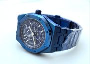 Audemars Piguet Royal Oak Perpetual Calendar Blue Swiss Automatic Watch - Image 6