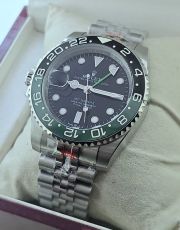 Rolex GMT Master II Destro Left-Handed Jubilee Bracelet Swiss Automatic Watch