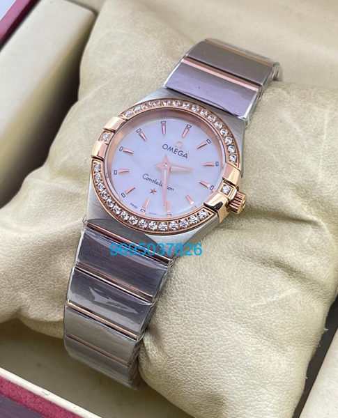 Ladies First Copy Omega Constellation Stick Mark Watches