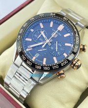 Tag Heuer Carrera Sport Black Chronograph Steel Watch