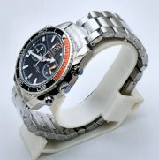 Omega Seamaster Planet Ocean Master Chronometer Chronograph Black Watch - Image 4