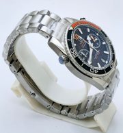 Omega Seamaster Planet Ocean Master Chronometer Chronograph Black Watch - Image 5