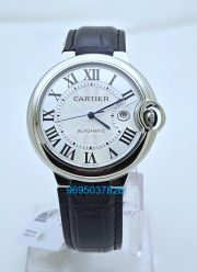 Cartier Ballon Bleu De Mens Steel Leather Strap Swiss Automatic Watch - Image 3