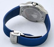 Hublot Classic Fusion Steel Diamond Blue Rubber Strap Ladies Watch - Image 7