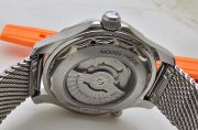 Omega Seamaster Diver 300M No-Date Edition Goes Orange Dual Strap Swiss Automatic Watch - Image 8