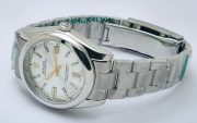 Rolex Oyster Perpetual White Steel Swiss Automatic Watch - Image 6
