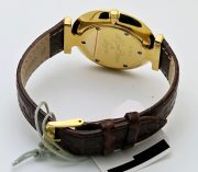 Longines La Grande Classique Ultra Slim Diamond Mark Gold Leather Strap Watch - Image 7