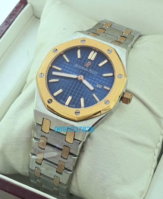 Audemars Piguet Royal Oak Blue Dual Tone Ladies Watch