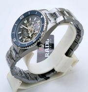 Rado Captain Cook Skeleton Blue Swiss Automatic Watch - Image 4