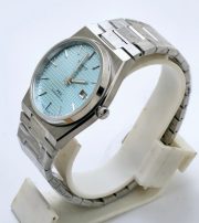 Tissot Prx Powermatic 80 Steel Ice-Blue Swiss Automatic Watch - Image 4