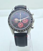 Omega Speedmaster Eyes On The Stars Black Leather Strap watch - Image 3