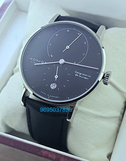 Nomos Glashutte LAMBDA Gangreserve 84 Stunden Black